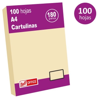 Pack 100 cartulinas Din, Liderpapel